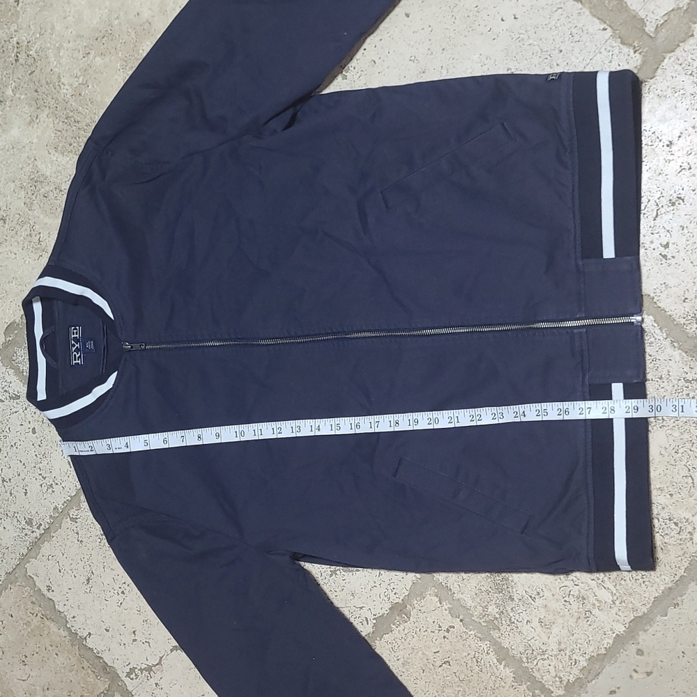 Rye Bomber Blue Jacket Size XL Tall - Picture 3 of 9